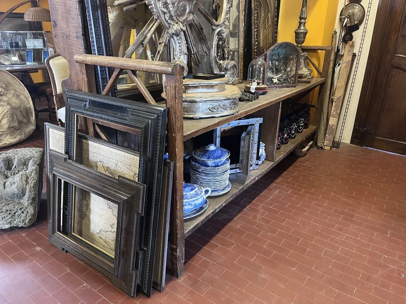 Early 20th century store counter made of solid oak