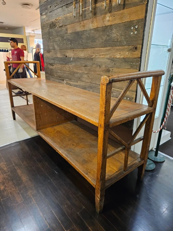 Early 20th century store counter made of solid oak