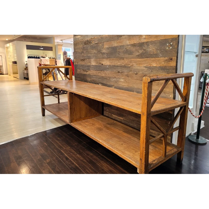 Early 20th century store counter made of solid oak
