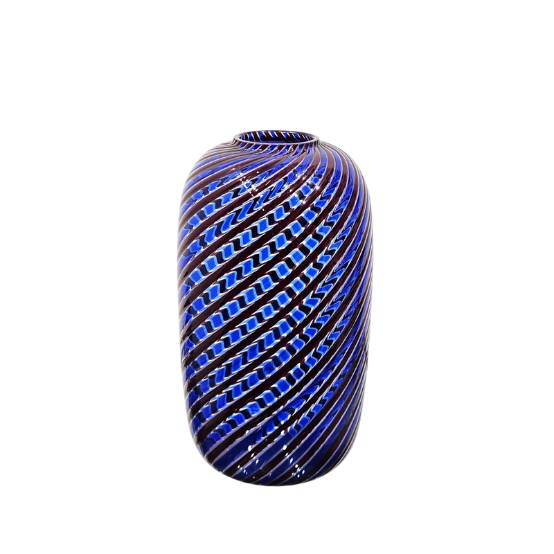 Venini vase - Murano art glass signed and dated 1981