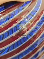 Venini vase - Murano art glass signed and dated 1981