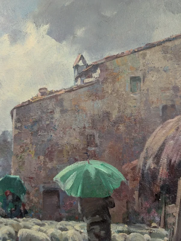 "Returning in the Rain," Giulio da Vicchio.