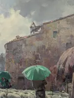 "Returning in the Rain," Giulio da Vicchio.