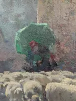 "Returning in the Rain," Giulio da Vicchio.