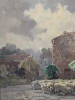 "Returning in the Rain," Giulio da Vicchio.