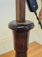 Wooden side table lamp, 20th century