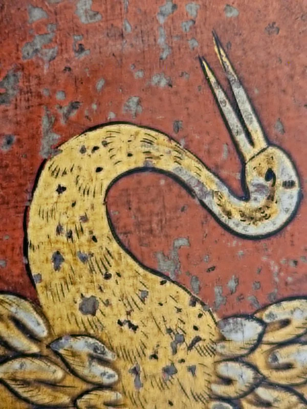 Floor lamp with integrated small table, 20th century