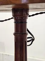 Floor lamp with integrated small table, 20th century