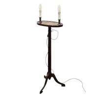 Floor lamp with integrated small table, 20th century