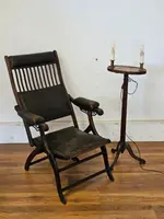 Floor lamp with integrated small table, 20th century