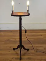 Floor lamp with integrated small table, 20th century