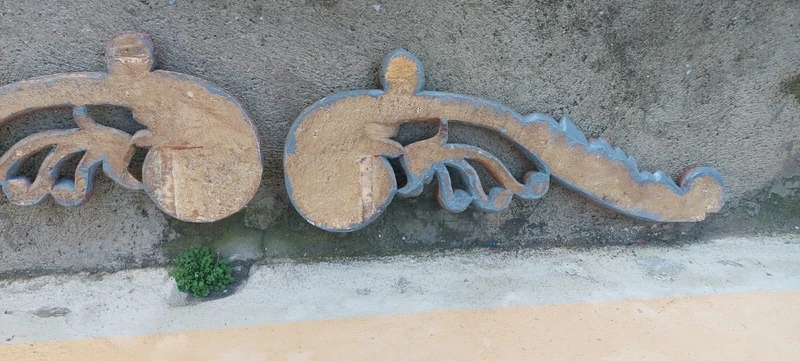 Pair Large Carved Wooden Friezes 17th Century Baroque