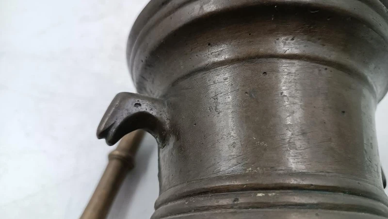 antique bronze mortar 17th century tuscany