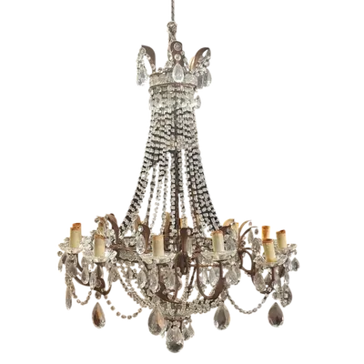 Balloon Chandelier Italy Last Quarter 19th Century"