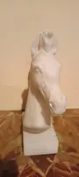 1930s alabaster sculpture depicting a horse