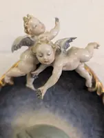 Vierge à l'enfant avec des anges - céramique de Giuseppe Cappe - années 1950