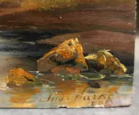 Finest and elegant oil painting on panel , Andrea Markò