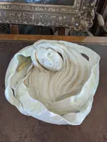 Large Art Nouveau centerpiece in glazed ceramic - Manifattura Quaglino Poggi, Albisola