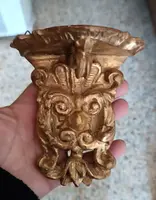 Petite étagère en bois doré Baroque 18ème siècle.0