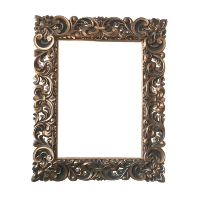 Large Antique lacquered and gilded frame Italy 19th century