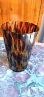 Vaso in vetro di Murano maculato, anni '70