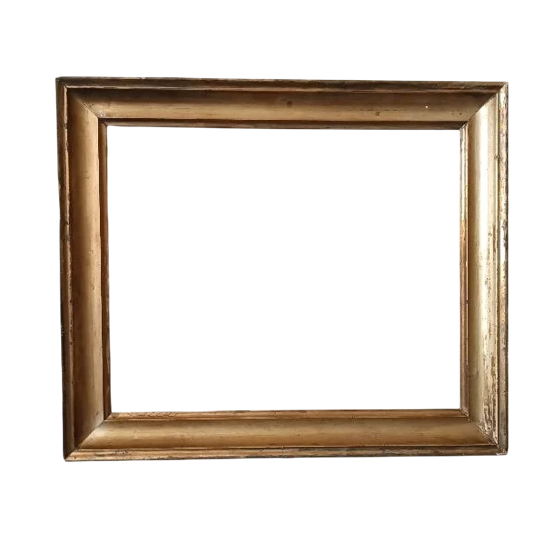 Cadre ancien en bois doré, première moitié du 19e siècle