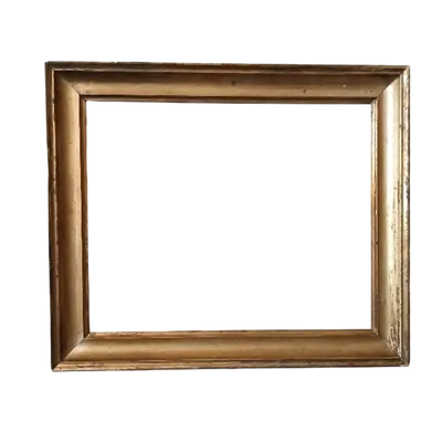 Cadre ancien en bois doré, première moitié du 19e siècle