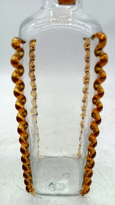 bottiglia vetro murano prima meta' del 900