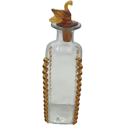 murano glass bottle first half of 900
