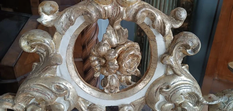 Antico trittico candelieri toscana XVIII secolo