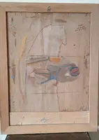 GRANDE HUILE SUR TABLE FERRUCCIO FERRI -1940 - "LE CIECO" PUBLIÉE