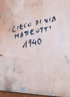 GRANDE HUILE SUR TABLE FERRUCCIO FERRI -1940 - "LE CIECO" PUBLIÉE