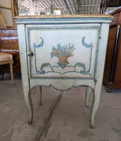 Genoese lacquered and painted bedside table - First half of the 18th century