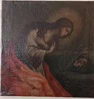 Antico olio SU tela raffigurante Maddalena XVIII secolo Scuola italiana