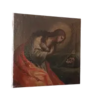 Antico olio SU tela raffigurante Maddalena XVIII secolo Scuola italiana