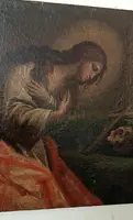 Antico olio SU tela raffigurante Maddalena XVIII secolo Scuola italiana