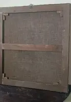 Antico dipinto su tela ritratto prelato ,scuola francese  XVIII secolo