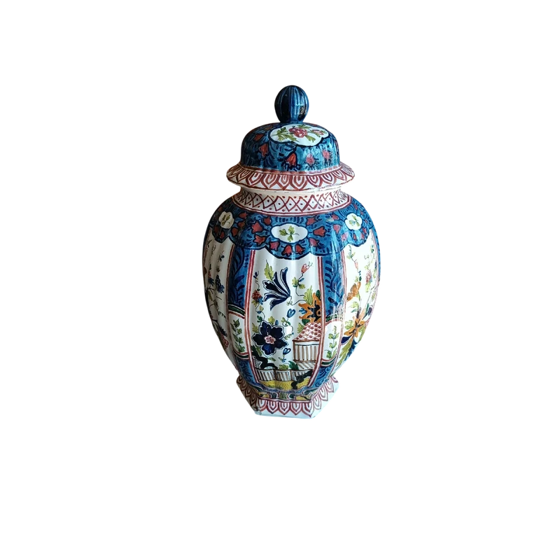 VASE ANTIQUE EN POTERIE TERRAGLIA EUROPE XIX SIECLE