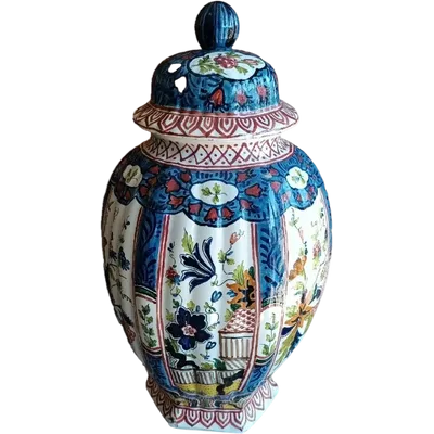 ANTIQUE POTTERY VASE TERRAGLIA EUROPE XIX CENTURY
