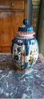 VASE ANTIQUE EN POTERIE TERRAGLIA EUROPE XIX SIECLE