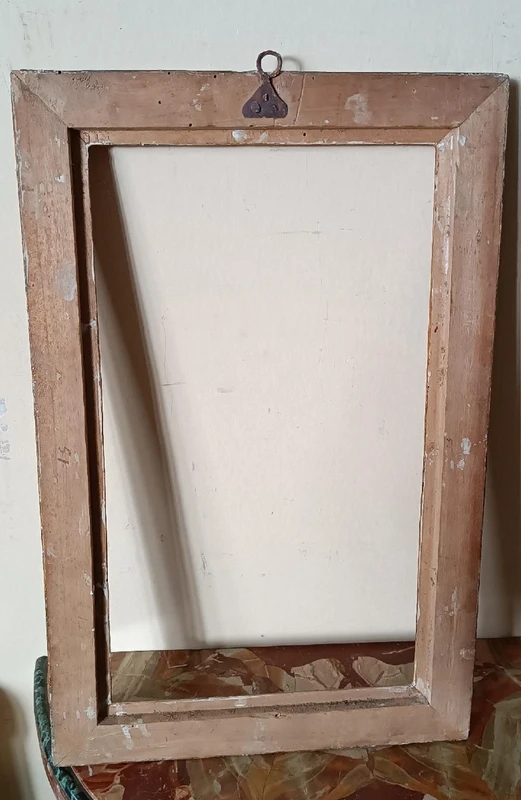 Cadre laqué toscan ancien 18e siècle