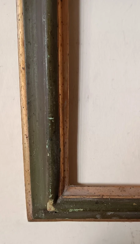 Cadre laqué toscan ancien 18e siècle