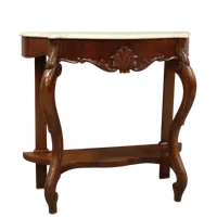 Console ancienne Louis Philippe en noyer 19ème siècle