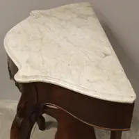 Console ancienne Louis Philippe en noyer 19ème siècle