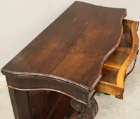 Antica console Carlo X in noce 19°secolo