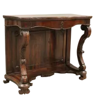 Antica console Carlo X in noce 19°secolo