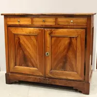 Antica credenza Luigi Filippo in noce 19°secolo