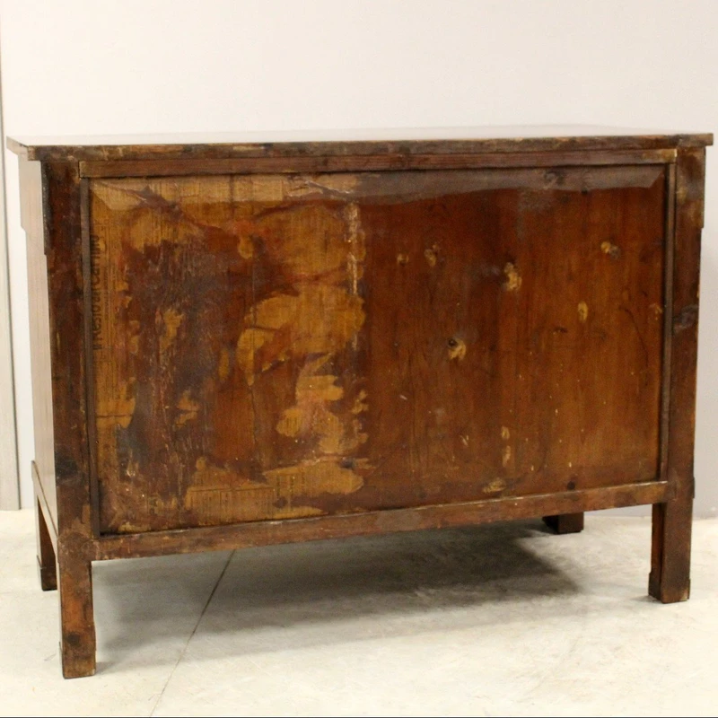 Ancienne commode Empire en noyer 19ème siècle