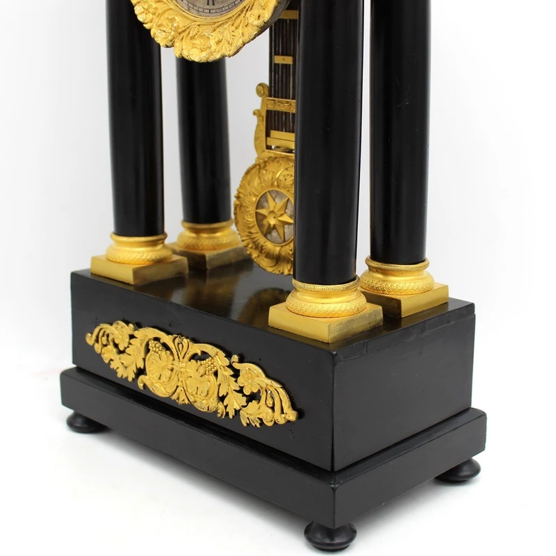 Antico orologio a pendolo Impero 19°secolo