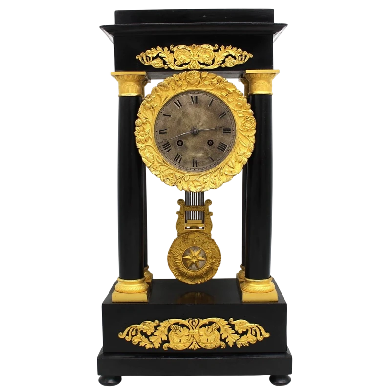 Antico orologio a pendolo Impero 19°secolo